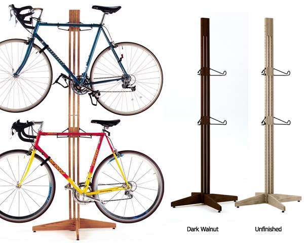 two bike standing rack